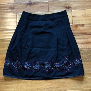Black high waisted skirt